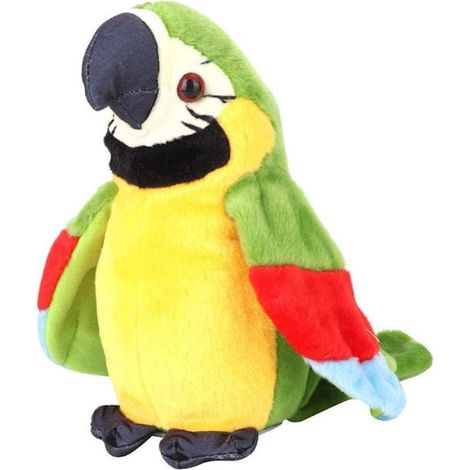 Jouet perroquet Talande, peluche interactive, vert KLB (1/5)