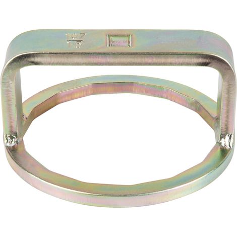 Kstools Llave para filtro de aceite robusta plateada 107 mm (1/2)