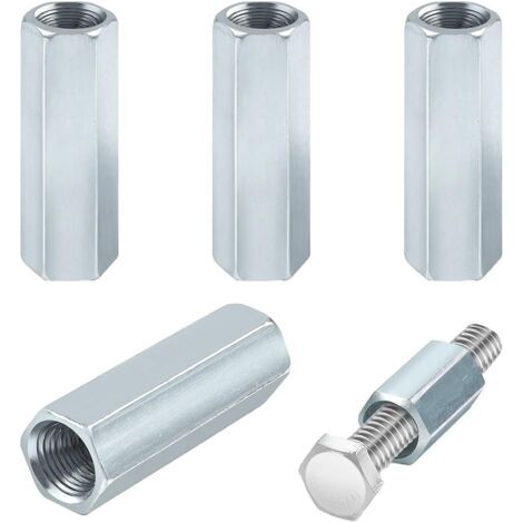 4 Pièces Écrou Long Hexagonaux,Ecrou Long M8,EcrouM8,Entretoise M8,Acier Inoxydable 304,Hexagonal Manchon De EntretoiseM8 30mm En Acier Au Carbone,Écrous De Couplage,Raccords De Tige Filetés (1/5)