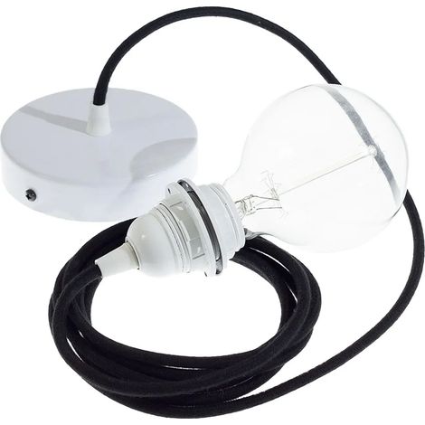 Lampe suspension Creative Cables rc04 câble coton 50 cm (1/3)