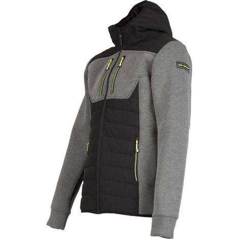Blouson de Travail Hiro - Taille S - Gris/Noir - Résistant et Confortable - D-Work