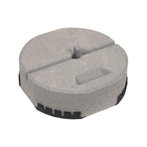 Dehn Betonsockel C45/55 17kg m. Keiltechnik u.adapt.Unterlegplatte D337mm H90mm-SET- 102340 (1/5)