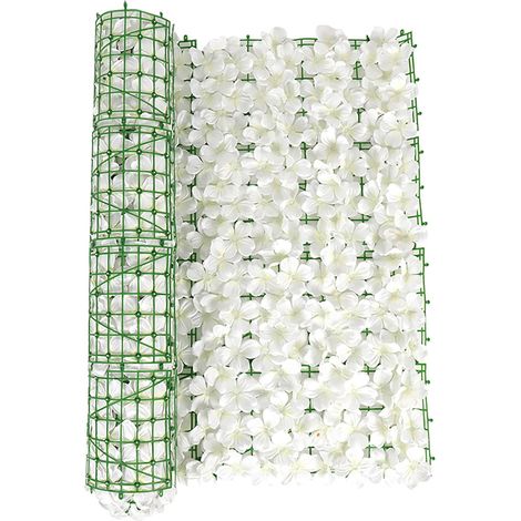 Clôture Artificielle - Haie Synthétique en Feuillage de Lierre - Pour Balcon Jardin Clôture Chaîne - 0,5 x 3 m - 1 Pièce (1/5)