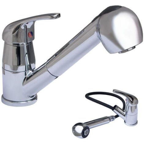 Cleafe - Miscelatore per lavello da cucina con doccetta estraibile 52336 -