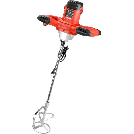 Malaxeur Électrique - 220V 2100W 1200r/min 6 Vitesses - Emmanchement M14 - pour Mortier Crépis (1/5)