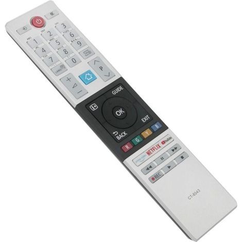 CT-8543 Télécommande de remplacement-RC42151P 30101775 Télécommande pour Toshiba TV 32W2863DG 32W2863DA 40L2863DG 43V5863DG 43B6863DG 49L2863DG 49U6863DG 49V5863DG 55V5863DG 55U7863DA (1/4)
