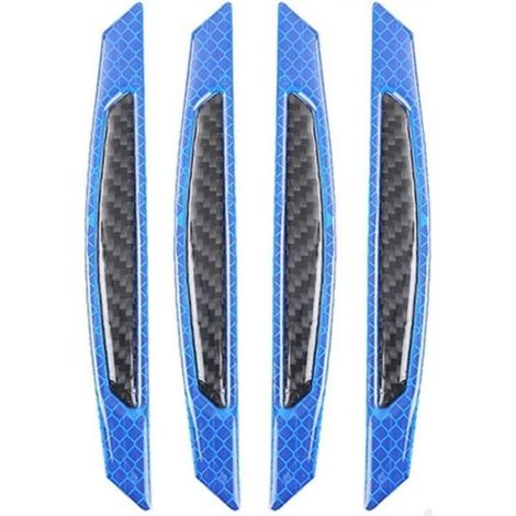 Set mit 4 Schutzleisten für Autotürkanten (blau)