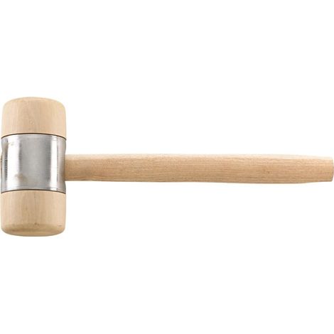 Fortis Holzhammer DIN 7462B Kopf-D. 70x140mm mit Metallmantel (1/2)