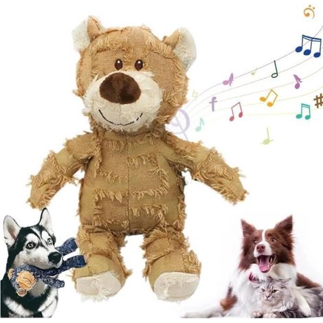 Jouets pour chiens, jouets pour chiens pour mâcheurs agressifs, nouveaux jouets indestructibles pour chiens 2024, ours, jouets (1/4)