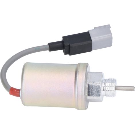 Électrovanne d'arrêt carburant 24V pour moteur Perkins HL403C-15 HR404C-22T 402D 403D 404D 404C 403C, valve stop flamme U85206452 (1/5)