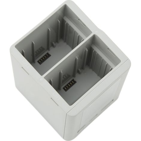 Un hub de charge bidirectionnel pour drones DJI Mini 3, compatible avec la charge rapide PD, avec un écran couleur et un écran LCD USB, de couleur grise. (1/5)