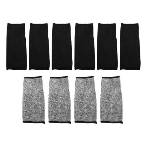 Tigrezy 5 Paar brenn- und schnittfeste Armstulpen, Armschützer, kratzfeste Armschützer aus feinem Leder