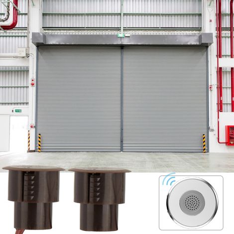 Détecteur d'ouverture filaire pour porte et fenêtre avec contact magnétique et alarme (1/5)
