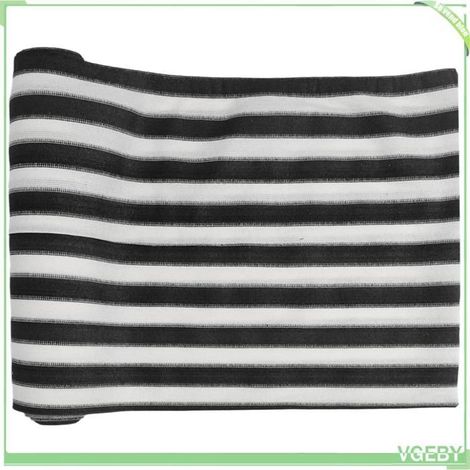 Filet brise-vue - FAFEICY - 4003657 - PEHD 75 g/m² - 1,2x25 m - anthracite et blanc (1/5)