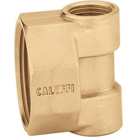 CALEFFI 5994 Raccordo Doppio Attacco Radiale Diam.3/4"Fx1/2"Fx3/8"F - 599453 (1/2)