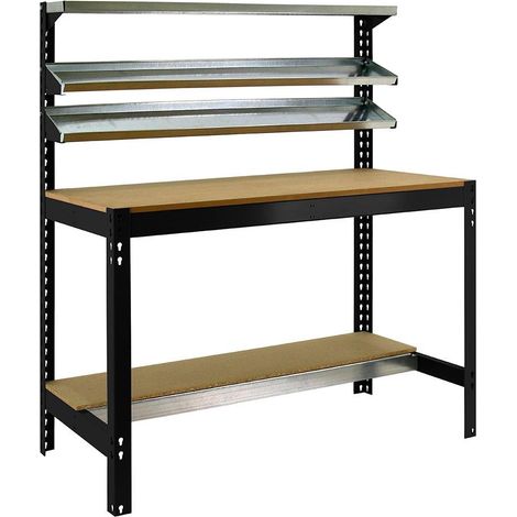 Simonrack Werkbank aus Metall anthrazit 1445 x 1210 mm
