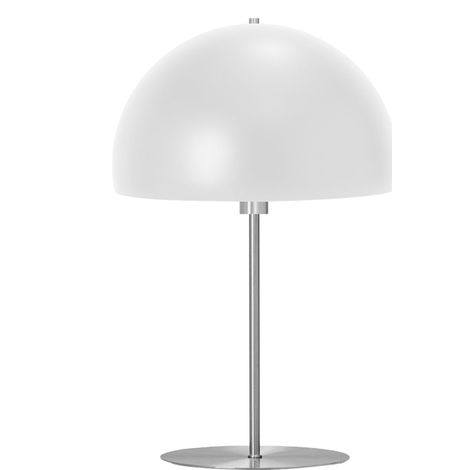 Platinet E27 Lampada da Tavolo Bianca 25W Moderna