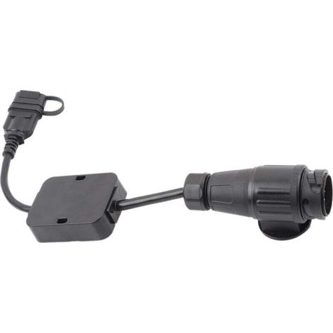 Trailer Connector Adapter Taillight Wiring European 13 Pin To American 4 Pin Plug Play (1/4)
