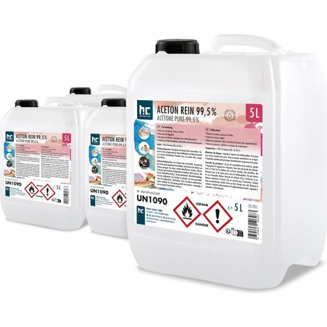 4x 5 L Aceton rein 99,5%