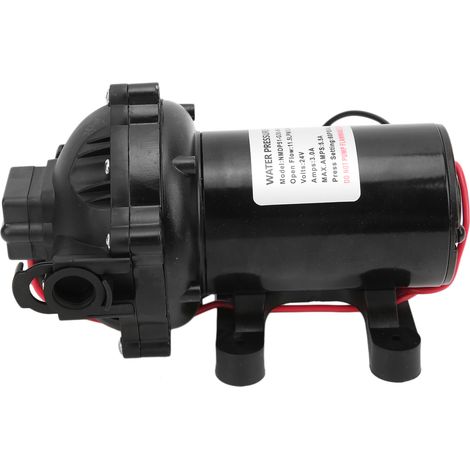 Pompe de surpression auto-amorçante 24V 5,5A, résistante à la corrosion, pour bateaux, yachts et camping-cars - Accessoire marin robuste pour alimentation en eau. (1/5)