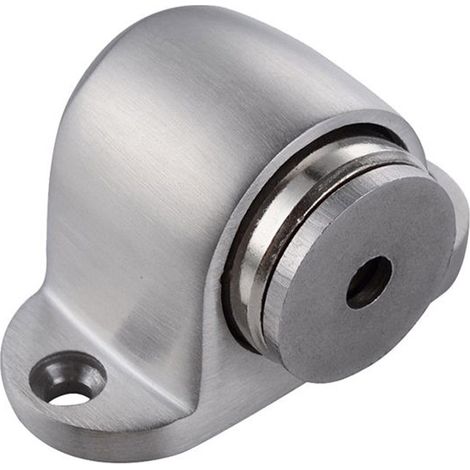 Magnetischer Türstopper, gebürstetes Metall – freistehend