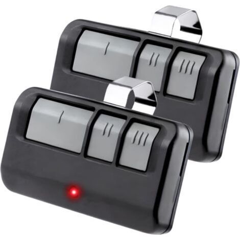 Set di 2 telecomandi per apriporta da garage Chamberlain Craftsman Liftmaster 893LM e 893Max, compatibili con porte da garage dal 1993 in poi, telecomando universale per apriporta da garage.
