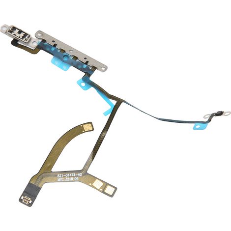 Câble de Volume Flex avec Support en Métal Préinstallé pour iPhone XS MAX, Pièce de Remplacement (1/5)