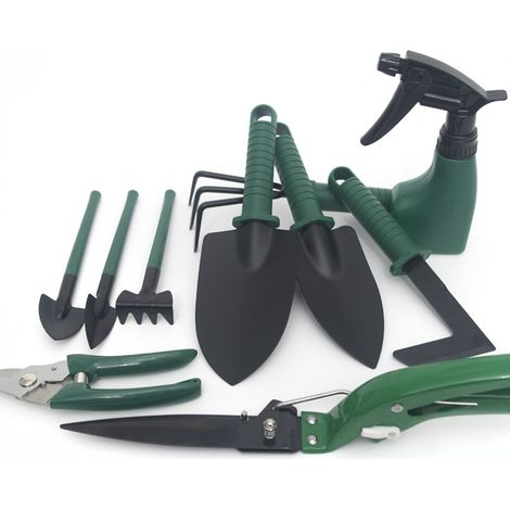 Juego de herramientas de jardinería Herramientas de jardinería con estuche de transporte y guantes de jardinería (1/4)