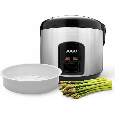 Arrocera 1.8L 650W Sogo ARROZ-10085 Inox (1/5)