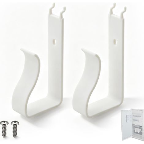 Support de routeur pour tableau perforé réglable - Montage à plaque perforée réglable, support stable dans la boîte électrique Organisateur de réseau domestique avec vis, facile à installer (2 pièces (1/5)