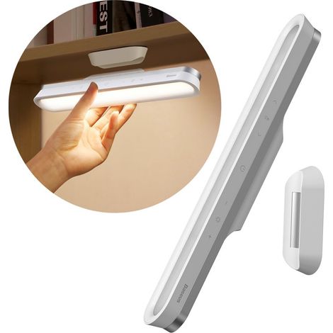 Luce notturna a LED magnetica sottopensile per cucina, stanza, casa, bianca (1/5)