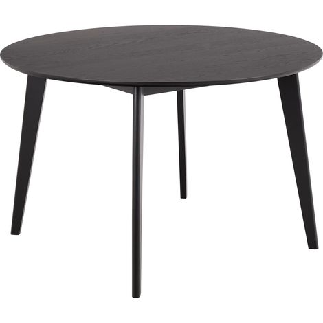 Mesa Norsica 991, Negro, 76x0x0cm, Chapa de madera natural, Madera