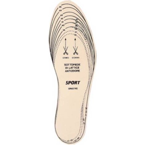 24 x SOLETTE DX-SX SPORT MISURA DA 36 A 46