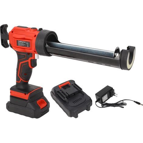 Cordless caulking, 4 speed settings, 300ml rechargeable sealant with LED light for sealing caps, EU 220-240V (1/5)