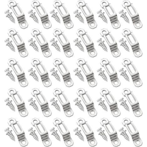 30 unités de connecteurs invisibles en acier inoxydable pour (1/5)