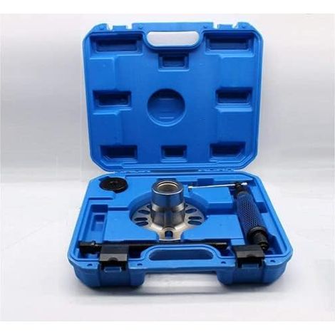 10T Hydraulik Radnaben Abzieher Hydraulischer Antriebswellen 96-125mm Ausdrücker Werkzeug Hydraulischer AusdrückerSatz für 4-Loch- oder 5-Loch-Räder (Blau)