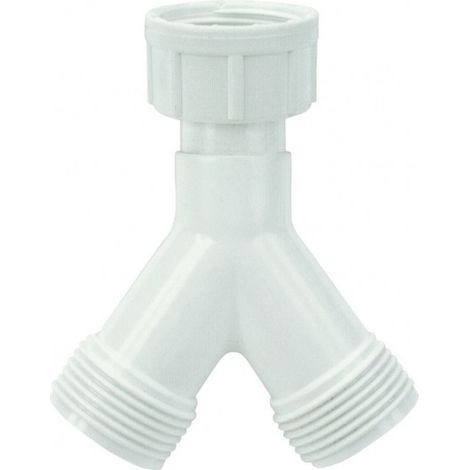 Raccordo a y per tubi carico lavatrice - f 3/4 x m 3/4 x m 3/4 - 10 pz
