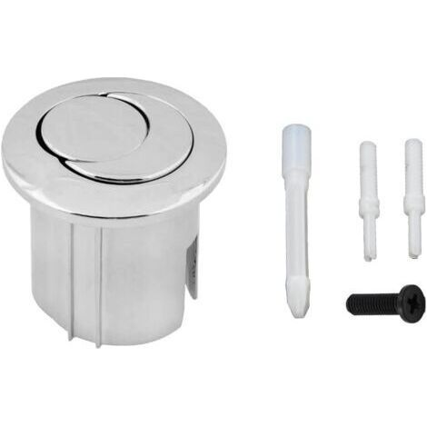 D2D Style Double Press Half Moon Short Throw Flush Button AH0001800R Compatible with ROCA D2D Flush Tank Toilet Push Button 822043001 (1/5)