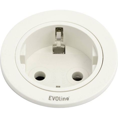 EVOline 159280004300 Multipresa ad incasso 1 parte Bianco 1 pz.
