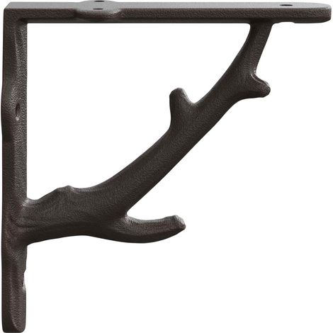Supports d'étagère murale 12 pc Marron antique vidaXL (1/4)