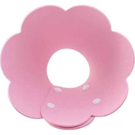 Rosa, 1 Stück Hunde-/Katzenhalsband, Bissschutzhalsband, Halsband für Welpen, Katzen, Hunde, Halsband, Verletzungen, Nackenschutz, verstellbar, Größe L
