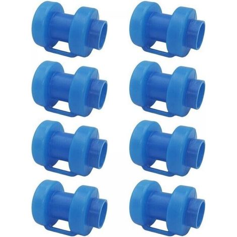 Embouts De Trampoline - Lot De 8 Embouts De Protection pour Barres De Filet De Trampoline - Trampoline Intérieur Vert à Capuchon pour Poteaux 25 Mm Filet De Sécurité (1/5)