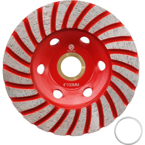 Diamant Schleiftopf 100mm Turbo für Beton, Granit, Marmor (1/5)