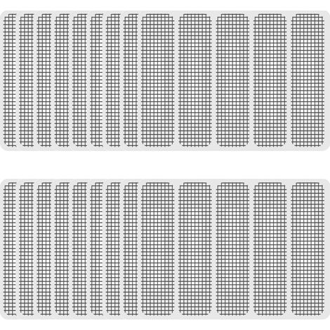 Paquete de 100 pegatinas para reparar mosquiteras, ventanas, puertas y ventanas. (1/5)