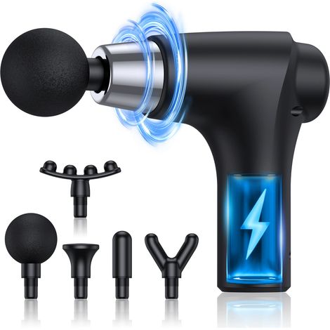 Pistolet de massage mini portable pratique pro Set (1/3)