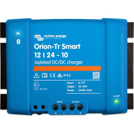 Cargador de Baterías 12V/24V 10A CC-CC Aislado