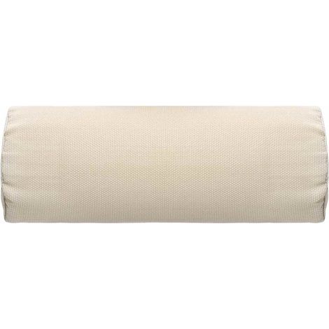 vidaXl Poggiatesta per Sdraio Crema 40x7,5x15 cm in Textilene