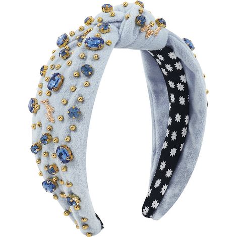 Diadema para mujer, adornada con cristales, accesorio para el cabello para bodas, fiestas y uso diario. (1/5)