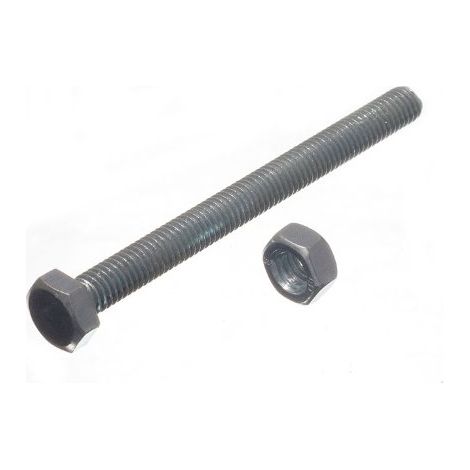 Lot de 200 boulons hexagonaux M75 mm – Grade 4,8 – Plaqué zinc BZP (1/2)