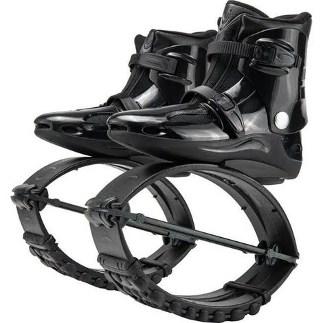 CHIGOODS Känguru Sprungschuhe Känguru-Schuhe für Trainingsübungen，Schwarz，Größe 39-41（XL），Gewicht 70-90 kg